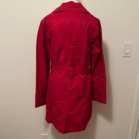 Ambition Red Trench Coat - Picture 6 of 10